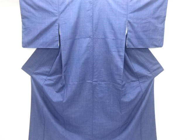 JAPANESE KIMONO / TSUMUGI / WOVEN GRID